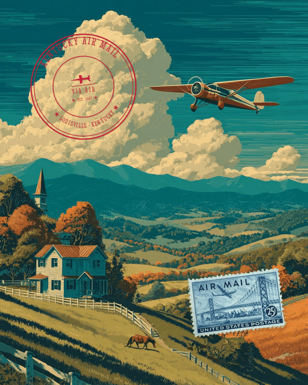 The Kentucky Air Mail poster